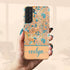 Custom Name Botanical Oriental Flowers Galaxy Case